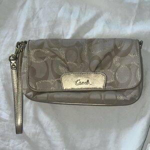 Coach wristlet bag